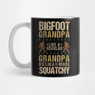 bigfoot grandpa like a regular grandpa Mug